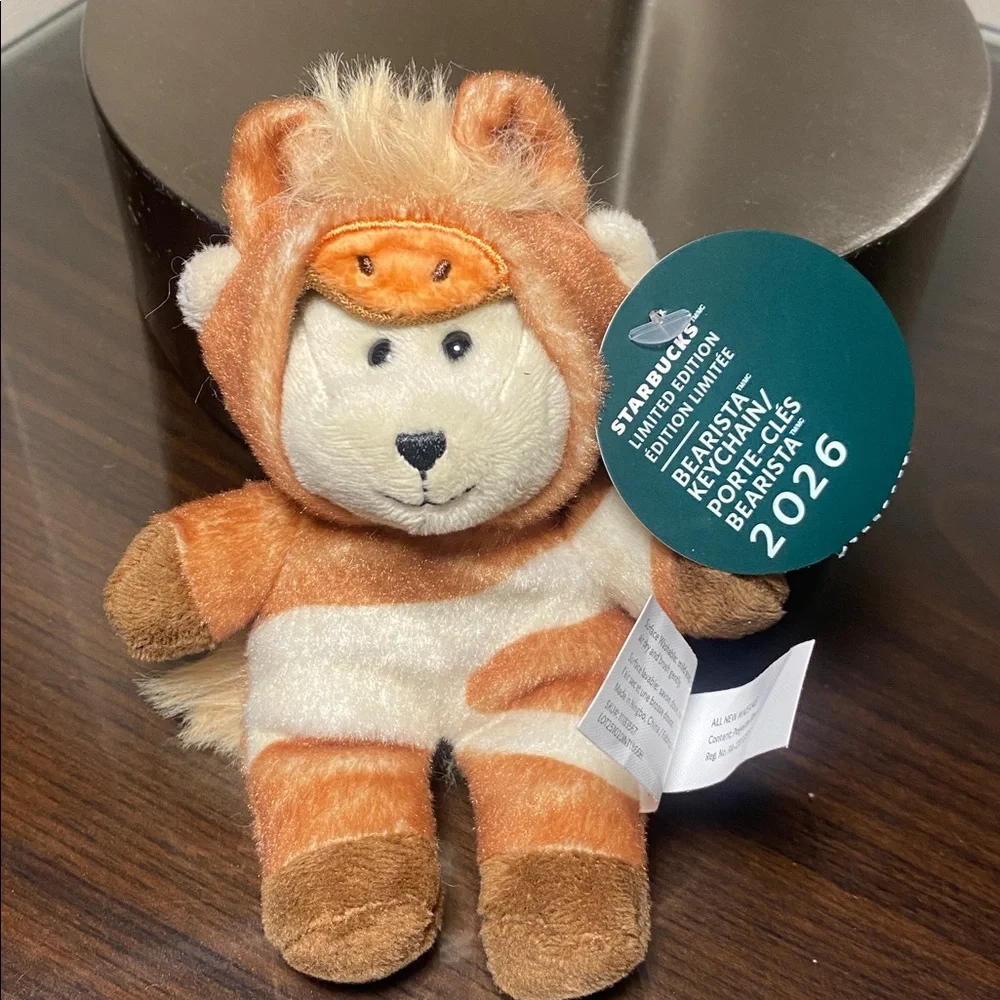 Starbucks 2026 Bearista Keychain Clip limited edition year of the horse. NWT - Picture 3 of 6